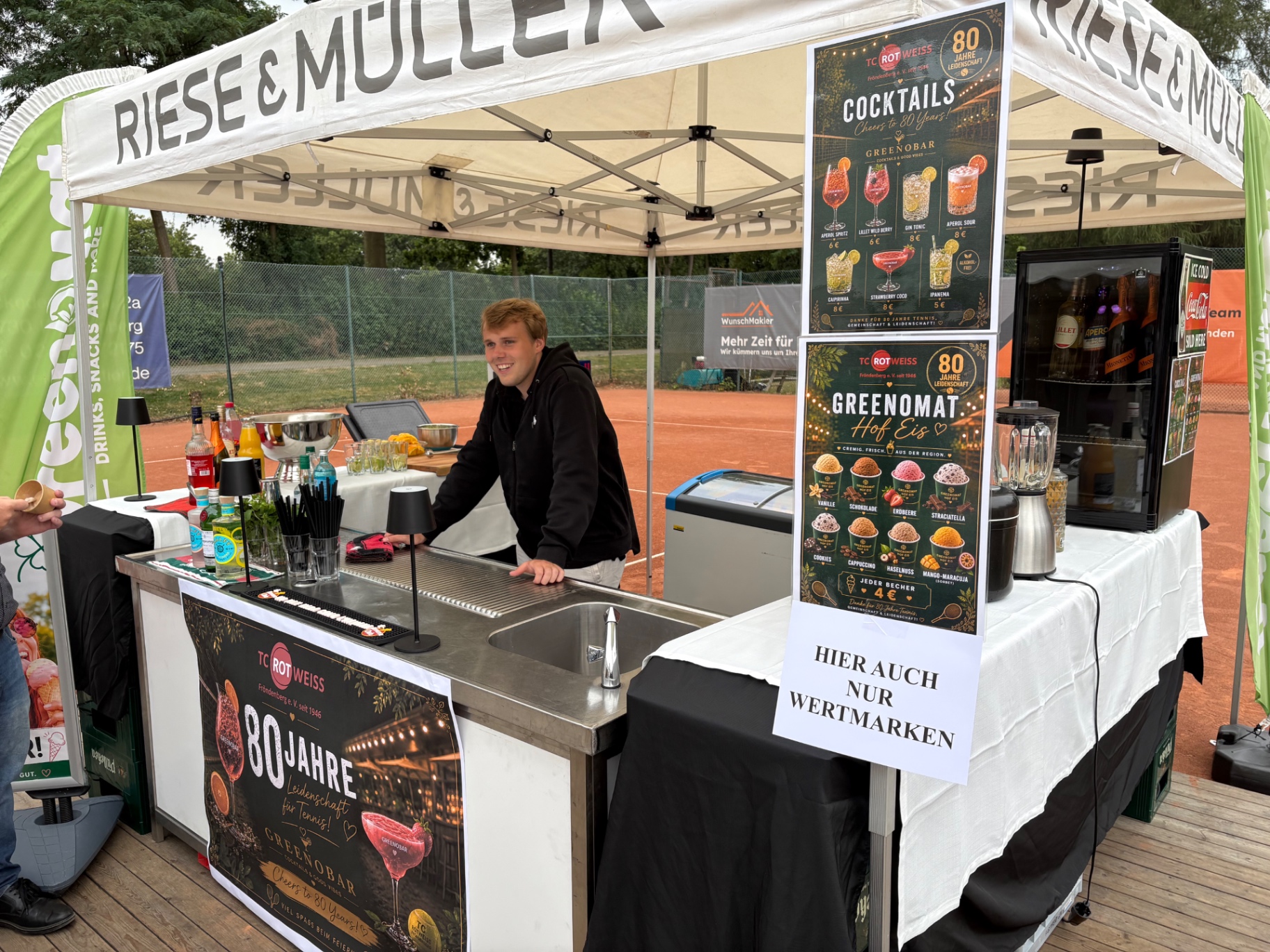 Greenobar Bartender live im Einsatz beim Event