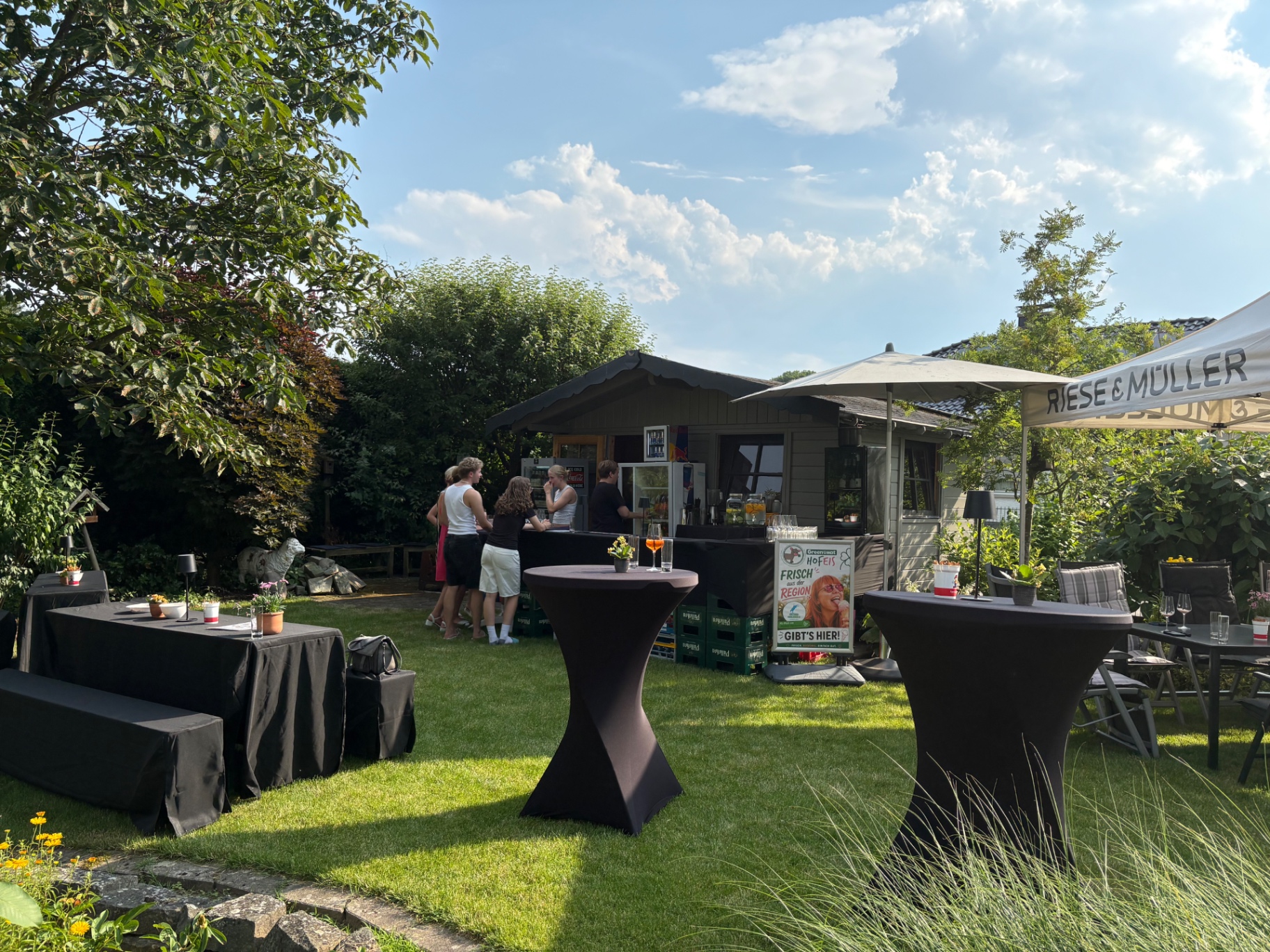 Bar im Garten